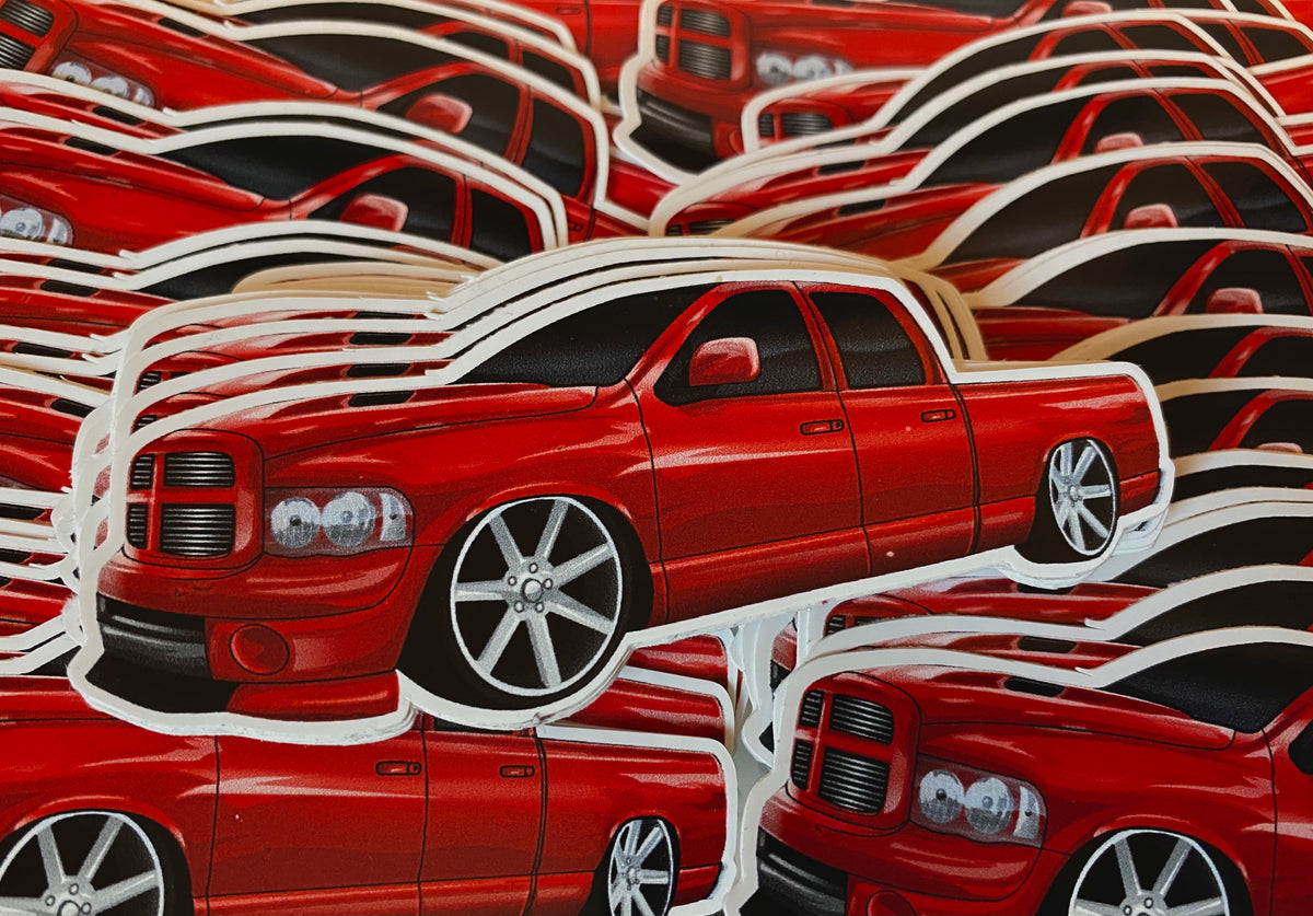 STATIC RAM 4” STICKERS – Truck Performance