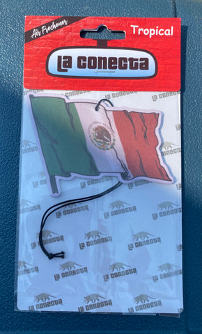 La Conecta Air Freshener - Mexico Flag