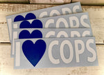 “I <3 COPS” DECALS